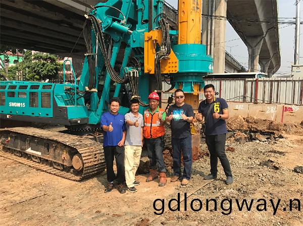 山河智能成套施工方案提供者 ——SWDM15HL印尼顯神威