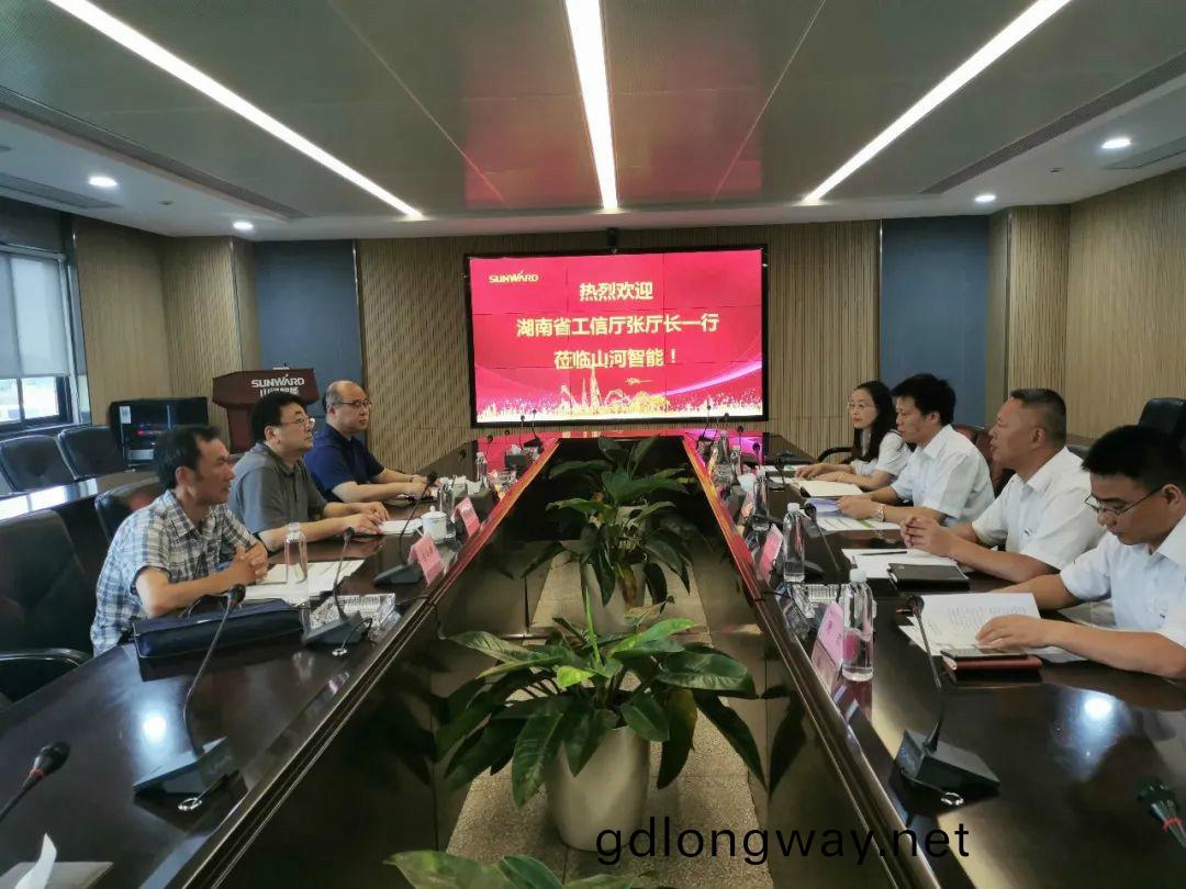 省工信廳(ting)副廳長(zhang)張治平調研山河智能