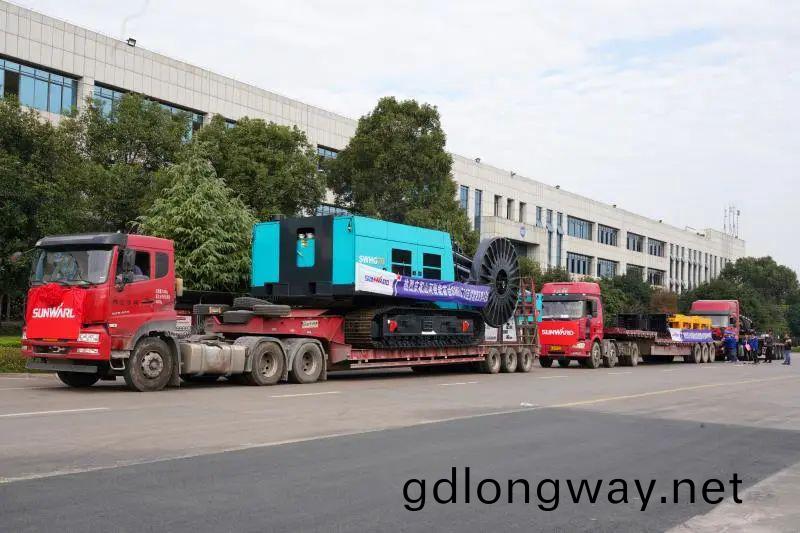 山河智能首檯SWHG70連續牆液(ye)壓抓鬭順利交機