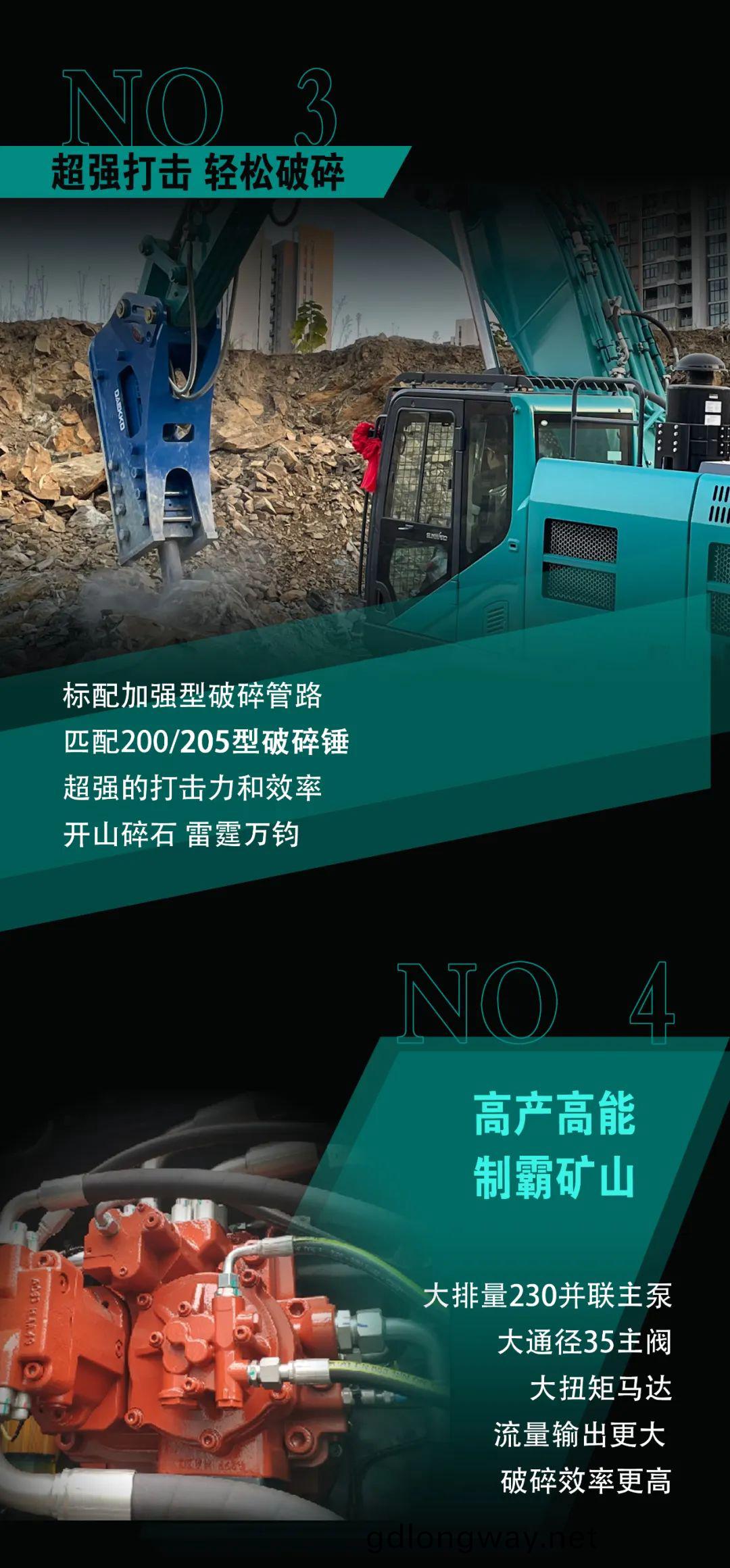 一(yi)圖讀(du)懂 | 專(zhuan)爲鑛(kuang)山(shan)重載施工而(er)生！山(shan)河(he)智能SWE600FB破碎鎚重磅迴(hui)歸(gui)