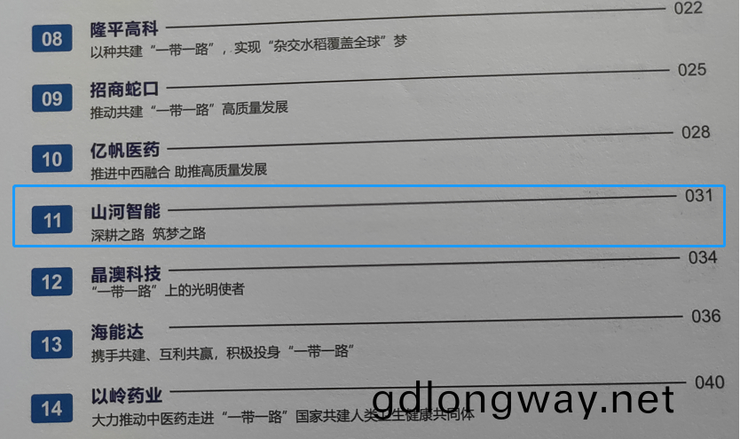 點讚！山河(he)智能(neng)成功(gong)入選2022中(zhong)國(guo)上市公司共(gong)建(jian)“一帶(dai)一(yi)路”優(you)秀實(shi)踐(jian)案(an)例