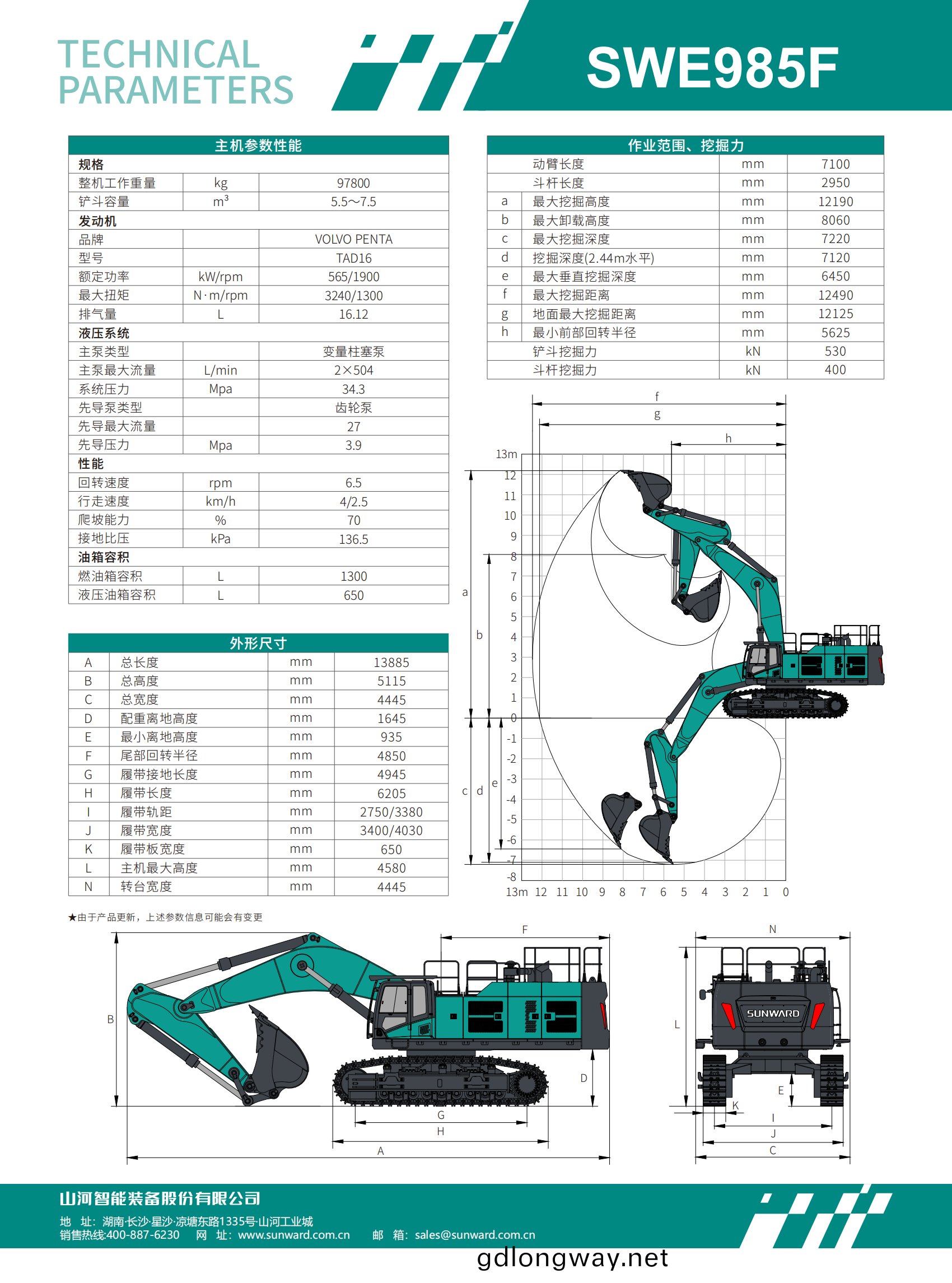 SWE985F 大(da)型(xing)挖(wa)掘(jue)機